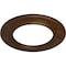 Ekena Millwork Holmdel Ceiling Medallion (Canopies up to 12 7/8"), 20 7/8"OD x 12 7/8"ID x 1"P, Root Beer Crackle CM20HORBC - alternate 3